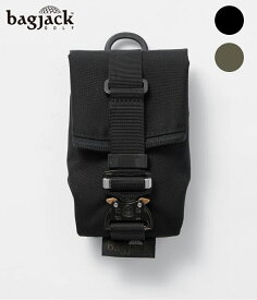 【取り寄せ商品】【bagjack GOLF | バッグシャックゴルフ】Cable Pouch w/Cobra-Cordura ポーチ　ゴルフ　ゴルフ用品　アクセサリーケース　Dリング付き　YKKジップ　ブラック　オリーブ　オールシーズン【BJGM23SZ004】