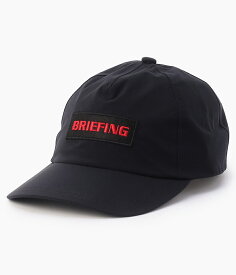 【BRIEFING GOLF | ブリーフィングゴルフ】MS WATERPROOF CAP　ゴルフ　ゴルフウェア　キャップ　ブラック　オールシーズン　帽子　黒【BRG241M95】