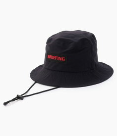 【BRIEFING GOLF | ブリーフィングゴルフ】MS WATERPROOF HAT　ゴルフ　ゴルフウェア　ゴルフ用品　ハット　ブラック　M　L　オールシーズン【BRG241M96】