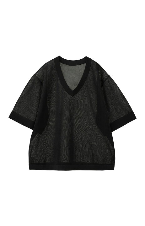 楽天市場】【CLANE | クラネ】SHEER VNECK KNIT TOPS シアーVネック  