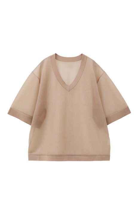 楽天市場】【60%OFFセール｜期間限定】【CLANE | クラネ】SHEER VNECK 
