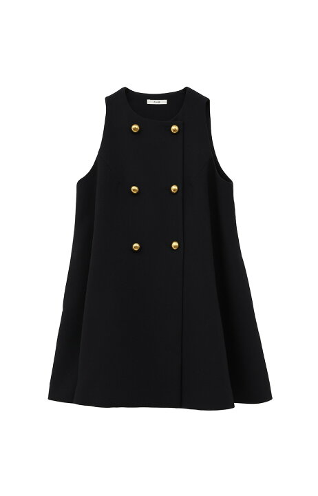 楽天市場】【CLANE｜クラネ】DOUBLE BUTTON FLARE TOPS ダブルボタン 