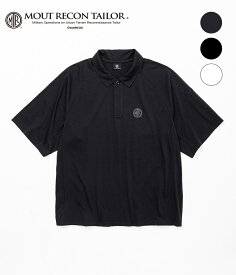 【MOUT RECON TAILOR | マウトリーコンテーラー】TACTICAL POLO G2　メンズ　ポロシャツ　半袖　スリーブポケット　マイククリップ　吸水性　速乾性　体温調節　アウトドア　テックウェア　ネイビー　ホワイト　ブラック　44　46　48　春　夏　秋【MT1512】