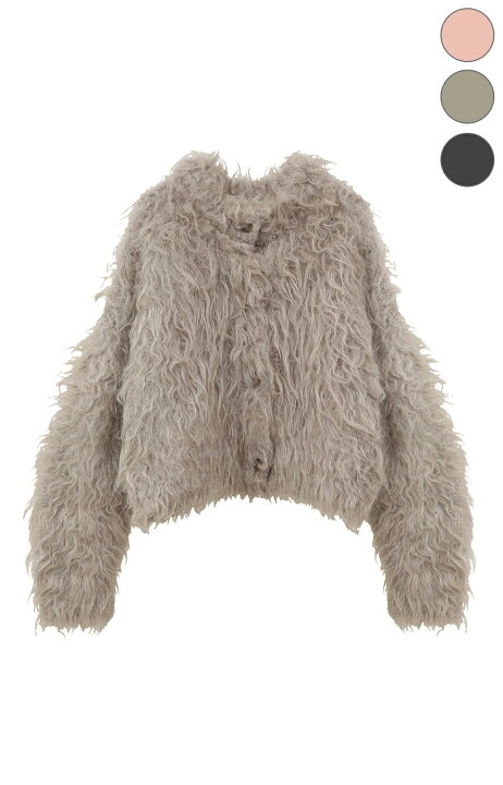 楽天市場】【期間限定15%OFF】【CLANE｜クラネ】SHAGGY SHORT KNIT 