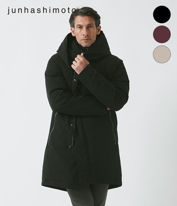 楽天市場】【junhashimoto|ジュンハシモト】WRAP DOWN COAT ラップ  