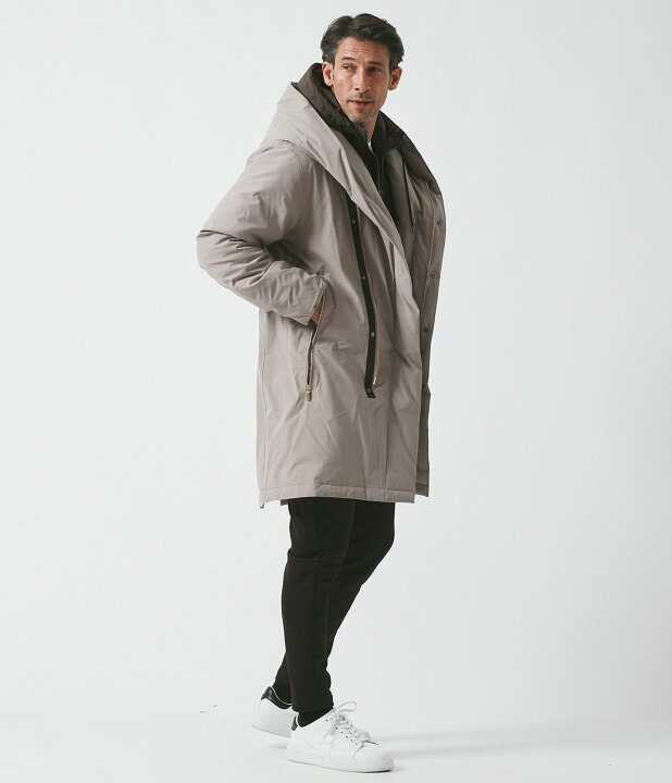 楽天市場】【junhashimoto|ジュンハシモト】WRAP DOWN COAT ラップ 