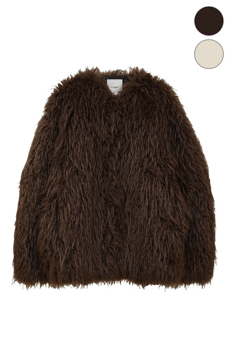 楽天市場】【期間限定30%OFF】【CLANE｜クラネ】VOLUME ECO FUR COAT 