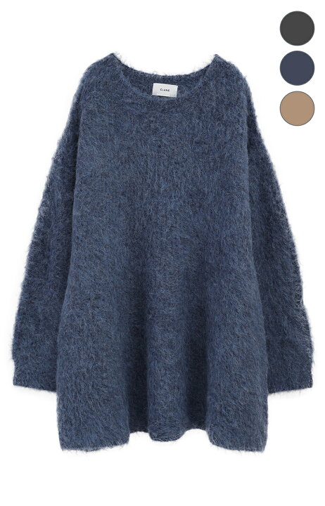 楽天市場】【期間限定30%OFF】【CLANE｜クラネ】BOAT NECK SHAGGY KNIT 