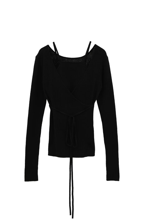 楽天市場】【CLANE｜クラネ】CAMISOLE SET CACHECOEUR KNIT TOPS  
