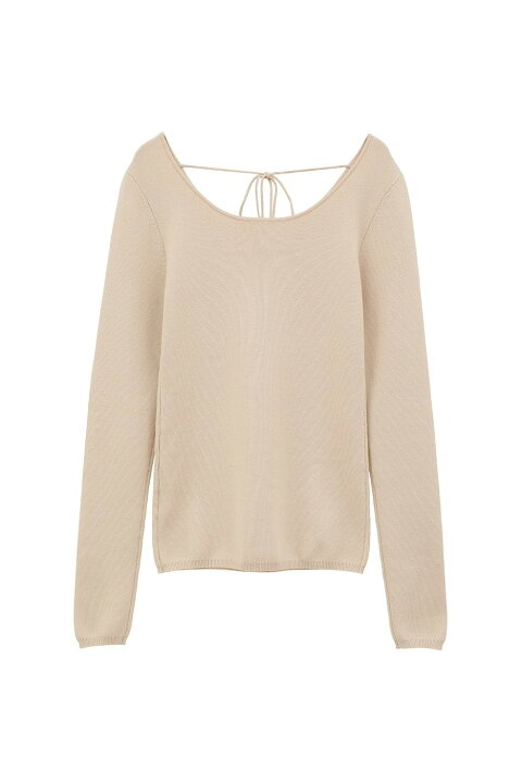 楽天市場】【CLANE｜クラネ】ARRANGE RIBBON KNIT TOPS アレンジリボン 