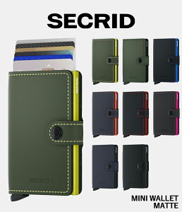y񂹏izySECRIDbZNbhzMINI WALLET MATTE@~jEHbg@z@J[hP[X@̂ЂTCY U[ XL~Oh~@A~P[X ubN u[@tNVA@b