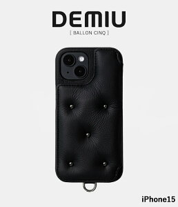 �y���񂹏��i�z�yDEMIU�b�f�~���E�ziPhone15�@BALLON CINQ�@iPhone�P�[�X�@�X�}�z�P�[�X�@�u���b�N�@���@�������@�M�t�g�@�v���[���g�@���U�[�@�t�����X�Y���v�@�{�v�yDU-BAC16�z