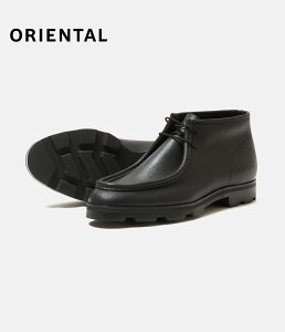 �y�ʒ��z�yORIENTAL�b�I���G���^���zMoccasin Boots ���J�V���u�[�c ���E���h�g�D �r�u�����\�[���g�p �J�W���A���v�C 3�F�W�J ���{���yFG-0711-BLK�z