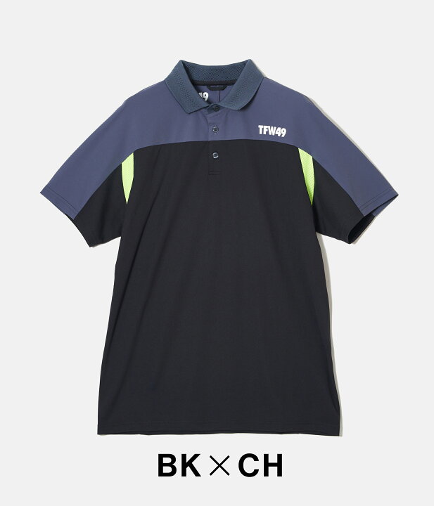 楽天市場】【TFW49|ティーエフダブリュー】SIDE MESH POLO ポロシャツ  