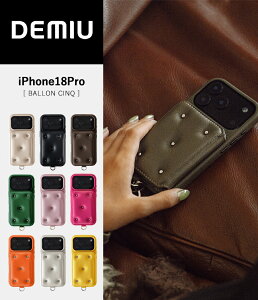 �y���񂹁z�yDEMIU�b�f�~���E�z�yiPhone18Pro�z�o�����T���N BALLON CINQ �t�����X�Y���v �|���J�[�{�l�[�g �㎿ ���[�� �u���b�N �x�[�W�� �G�g�[�v �}�[���^�s���N �O���[�� ���C���b�N �p�[�� 