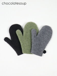 ychocolatesoup | `R[gX[vzFLEECE POMPOM MITTEN@܁@LbYEFA@xr[EFA@ubN@O[@O[@@H~yCS10024z