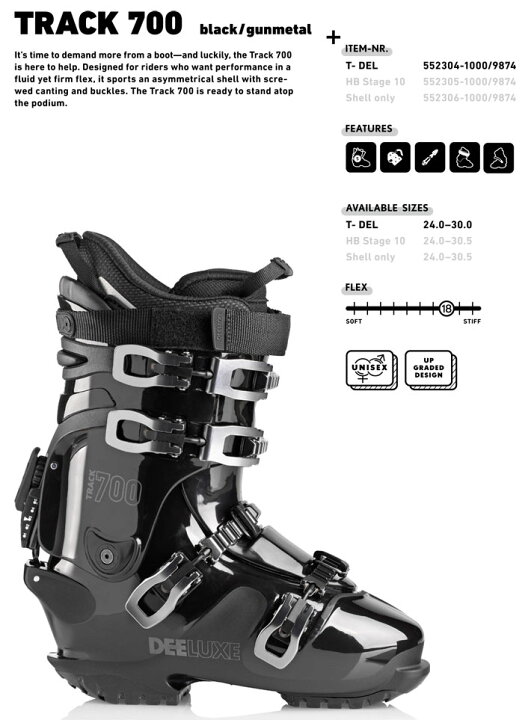 楽天市場】24-25 DEELUXE アルペン ブーツ TRACK 700 T-DEL ディー 