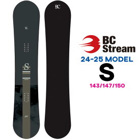 【4日～ 2個で5倍！3個購入で10倍】[予約商品] 24-25 ビーシーストリーム BC Stream S エス 143cm 147cm 150cm レディース JOINT 青木玲 キャンバー オールラウンドボード スノーボード スノボ 板 SNOW BOARDS 2024 2025