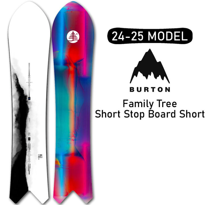 楽天市場】24-25 バートン スノーボード BURTON 3D Family Tree Short  