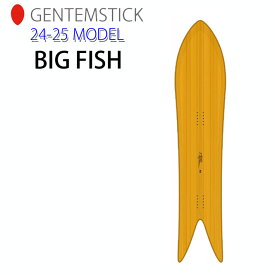 【4日～ 2個で5倍！3個購入で10倍】[早期予約] 24-25 GENTEMSTICK BIG FISH 163cm ゲンテンスティック ビッグフィッシュ スノーボード 板 パウダーボード アクセルキャンバー 2024 2025 送料無料