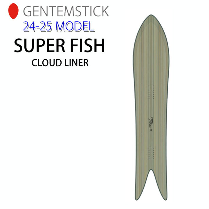 楽天市場】[早期予約] 24-25 GENTEMSTICK SUPER FISH CLOUD LINER 