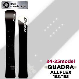 [݌Ɍ] 24-25 GRAY SNOWBOARDS OC QUADRA NAh Y 163cm 185cm Ay Ay{[h Xm[{[h IKTJ  2024 2025