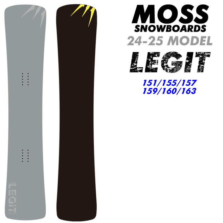 楽天市場】[早期予約] 24-25 MOSS スノーボード LEGIT モス 