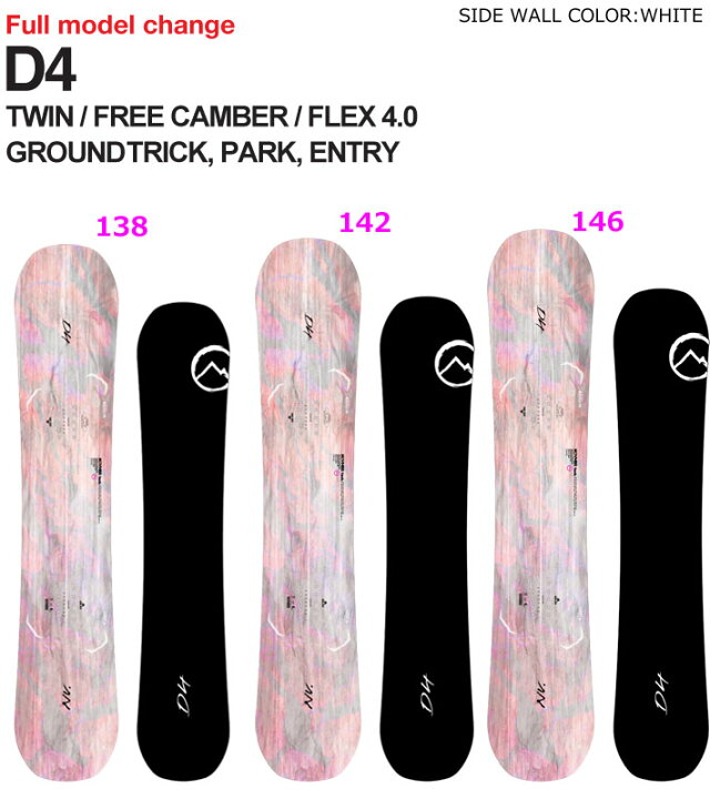 楽天市場】24-25 NOVEMBER D4 ノベンバー ディフォー D FOUR 138cm  