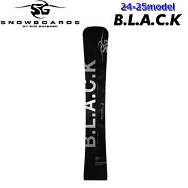 [予約商品] 24-25 エスジー スノーボード SG SNOWBOARDS B.L.A.C.K BLACK 169cm ブラック アルペンボード アルパイン 2024 2025 板 スノボ