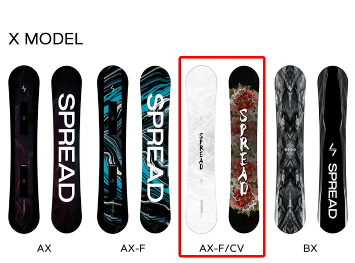 楽天市場】[152cm ラスト1本] 24-25 SPREAD AX-F／CV スノーボード  