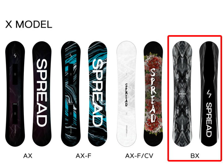 楽天市場】[すべて完売] 24-25 SPREAD BX スノーボード SNOWBOARD  