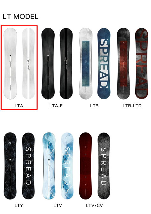 楽天市場】24-25 SPREAD LTA スプレッド スノーボード SNOWBOARD 