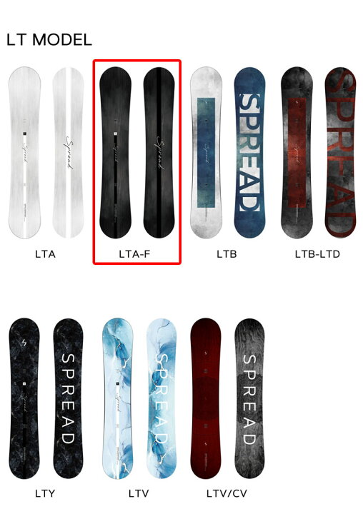 楽天市場】24-25 SPREAD LTA-F スプレッド スノーボード SNOWBOARD  