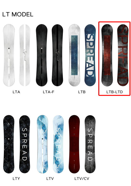 楽天市場】24-25 SPREAD LTB-LTD スプレッド スノーボード SNOWBOARD  