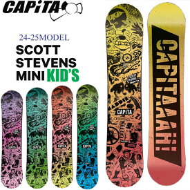 [早期予約] 24-25 CAPiTA キャピタ スノーボード キッズ SCOTT STEVENS MINI 115 120 125 130 135cm スコットスティーブンス ミニ ジュニア 板 2024 2025 送料無料