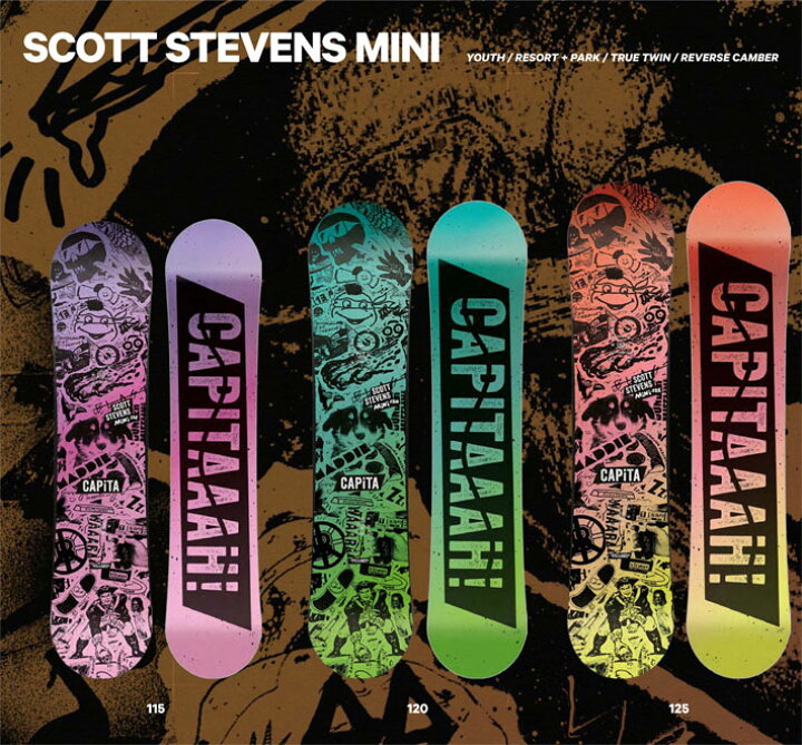 楽天市場】24-25 CAPiTA キャピタ スノーボード キッズ SCOTT STEVENS 