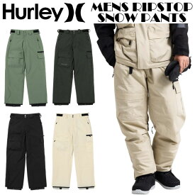 [在庫限り] 24-25 Hurley ウェア パンツ ハーレー スノーボード ウェア メンズ [MSPT242004] MENS RIPSTOP SNOW PANTS リップストップ スノー パンツ 2024 2025 日本正規品【即】