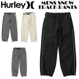 [在庫限り] 24-25 Hurley ウェア パンツ ハーレー スノーボード ウェア メンズ [MSPT242005] MENS SNOW TRACK PANTS スノー トラック パンツ 2024 2025 日本正規品【即】