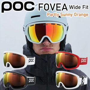 [\񏤕i] 25-26 POC GOGGLES |bN S[O FOVEA WF 40841 tH[BA ChtBbg [Partly Sunny Orange] JAPAN FIT WptBbg Xm[{[h Xm{ XL[ 2025 2026