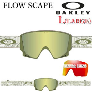 [\] 25-26 S[O OAKLEY I[N[ FLOW SCAPE L GOGGLE oo7145A-19 t[ GXP[v G ASIAN FIT AWAtBbg [WtBbg Xm[S[O Xm{[ XL[ {Ki 2025 2026
