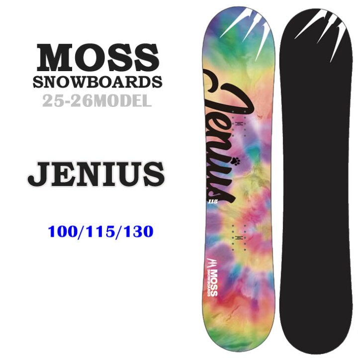 楽天市場】[予約商品] 25-26 キッズ スノーボード MOSS スノーボード 