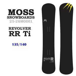 [\񏤕i] 25-26 MOSS X REVOLVER RR Ti {o[ _uA[ eB[AC Xm[{[h 135cm 140cm ^ eNjJ{[h J[rO Z~n}[wbh Xm{ LbY WjA  {