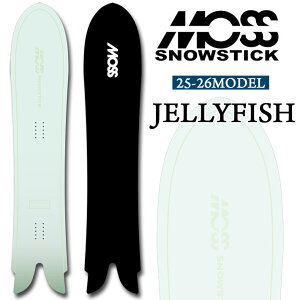 25-26 MOSS SNOWSTICK JELLY FISH ���X �X�m�[�X�e�B�b�N �W�F���[�t�B�b�V��156cm POWDER �p�E�_�[�{�[�h �������� �X�m�[�{�[�h �X�m�{ �� ���{���K�i
