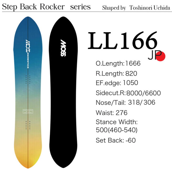楽天市場】[予約商品] 25-26 MOSS SNOWSTICK LL166 モス スノー 