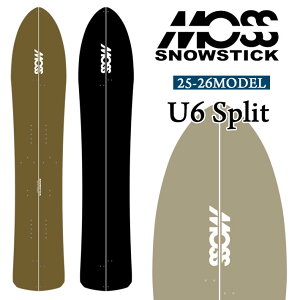 25-26 MOSS SNOWSTICK U6 Split ���X �X�m�[�X�e�B�b�N 162cm POWDER �p�E�_�[�{�[�h �������� �X�m�[�{�[�h �X�m�{ �� ���{���K�i