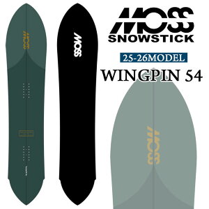 25-26 MOSS SNOWSTICK WING-PIN54 ���X �X�m�[�X�e�B�b�N 154.5cm POWDER �p�E�_�[�{�[�h �X�m�[�{�[�h �X�m�{ �� �������� ���{���K�i