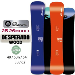 [\񏤕i] 25-26 GRAY DESPERADO WOOD fXy[h Ebh n}[wbh J[rO OCXm[{[h 2025 2026  {Ki