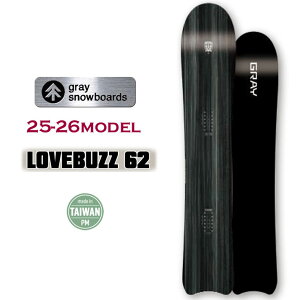 [\񏤕i] 25-26 GRAY SNOWBOARDS OC LOVEBUZZ 62 oY uoY 162cm pE_[{[h Y Xm[{[h  2025 2026