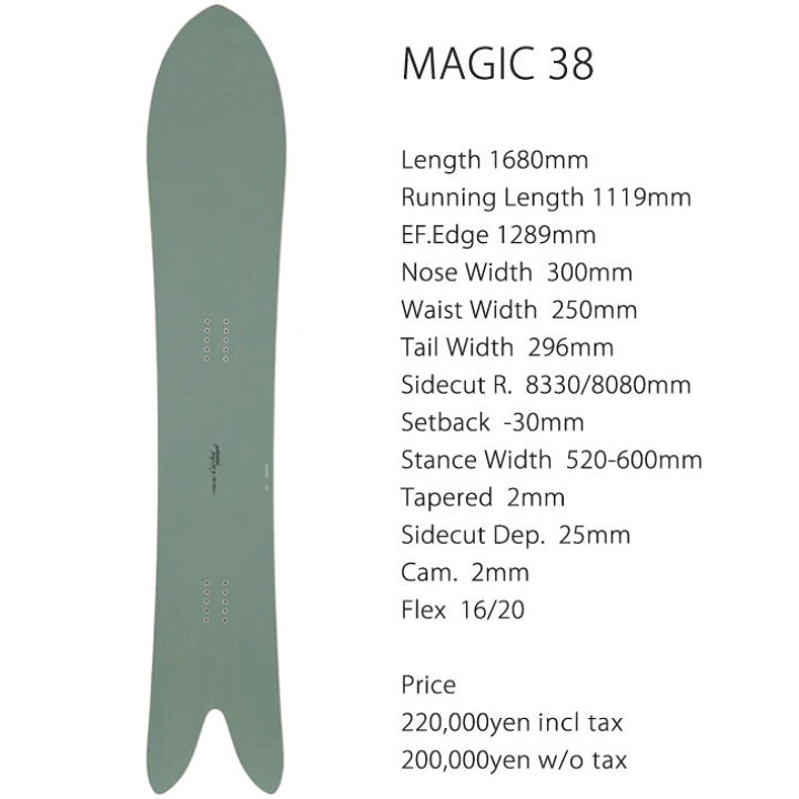 楽天市場】[予約商品] 25-26 GENTEMSTICK ゲンテンスティック MAGIC38 
