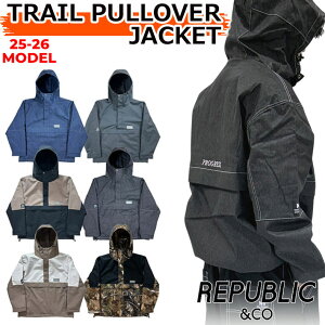 25-26 REPUBLIC & CO EFA pubN TRAIL PULLOVER JACKET Xm[{[h gC vI[o[ WPbg Y fB[X Xm[{[hEFAyz
